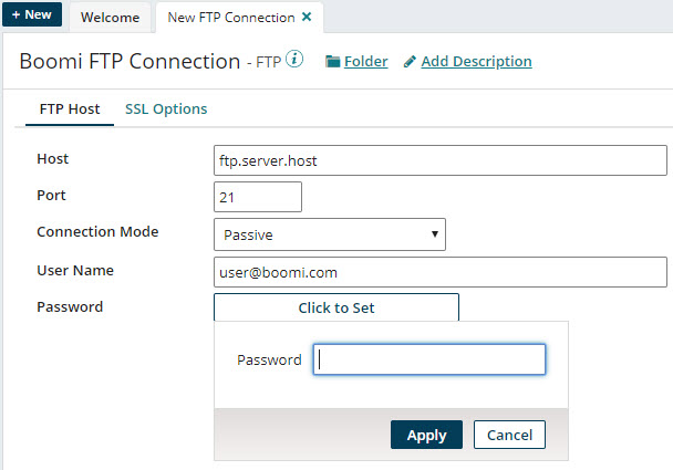 Password encryption window.