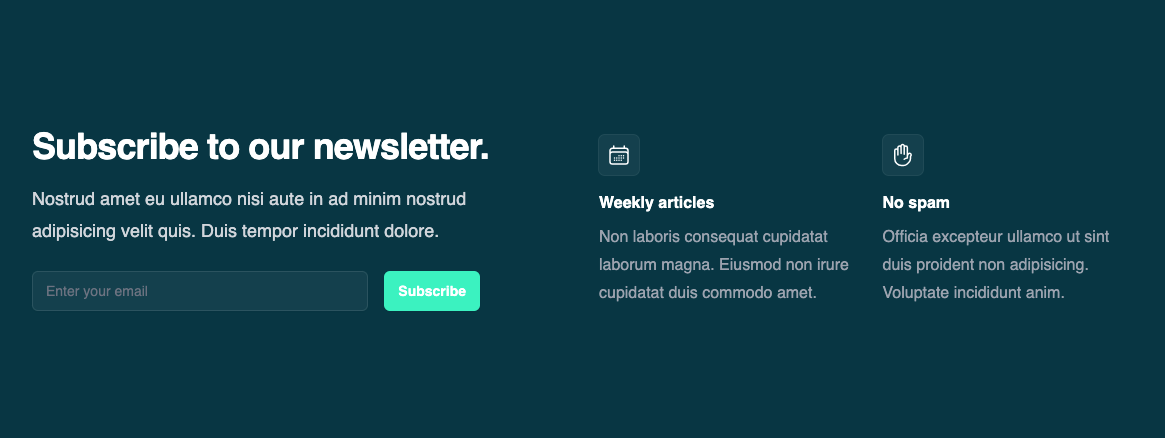 Newsletter - SideBySideWithDetails