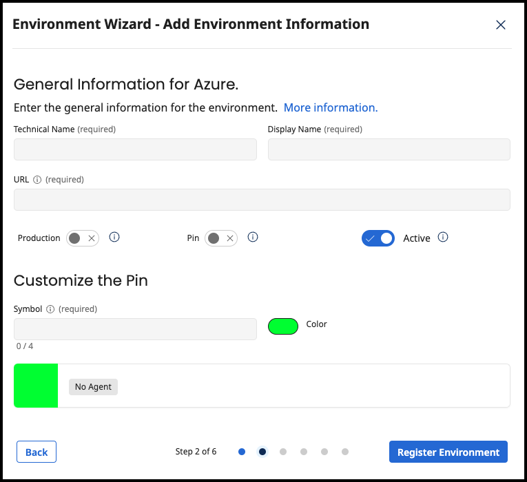 How to - Environment Wizard - Add env information