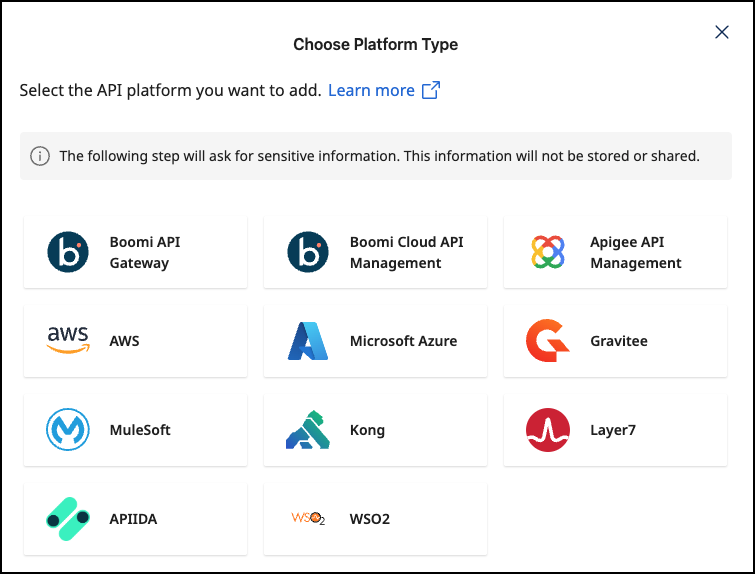 Choose Platform Type