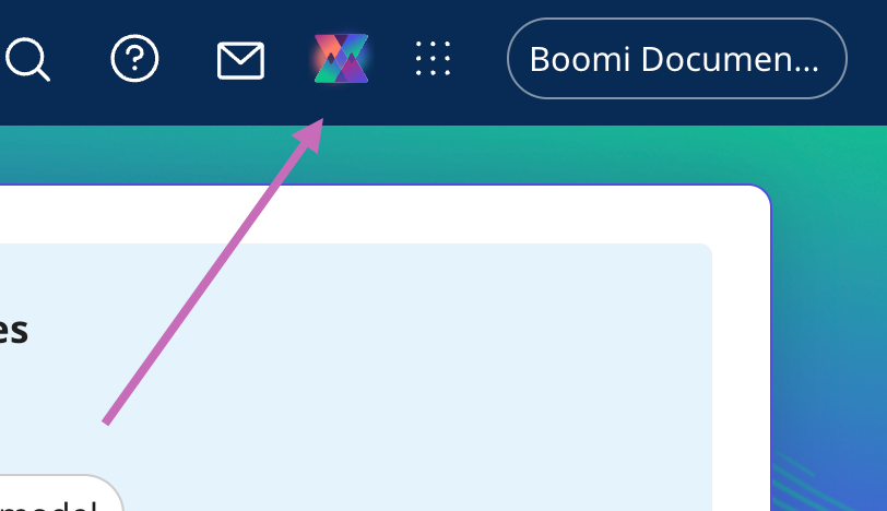 shows the Agentstudio icon on the Boomi Enterprise Platform