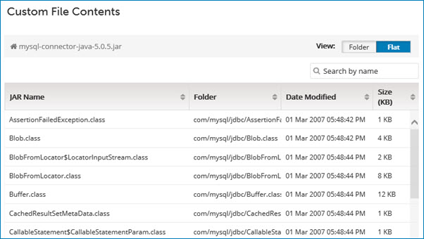Example showing a Custom File Contents